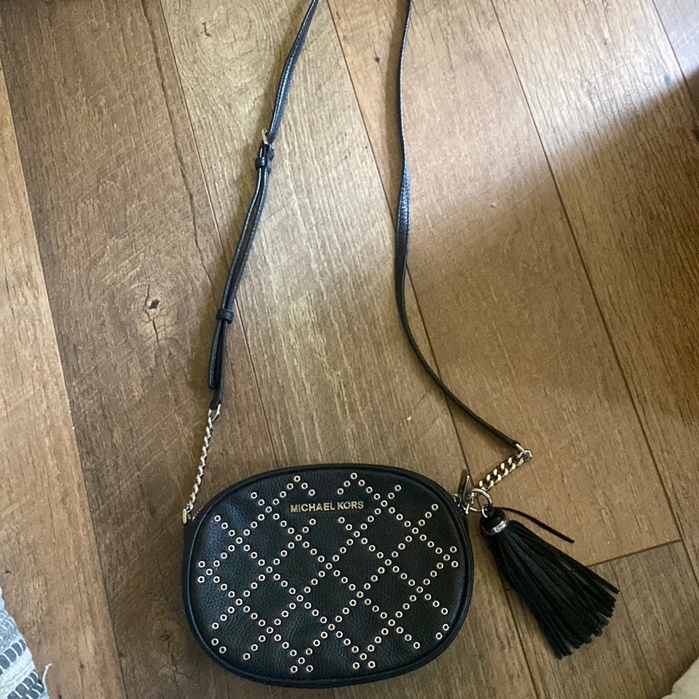 NWOT Michael Kors Ginny Grommet Studded Crossbody Bag